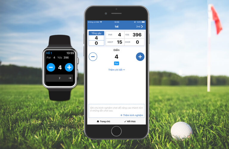 Nhập Scorecard cực dễ trên MISA Golf HCP bằng đồng hồ Apple Watch