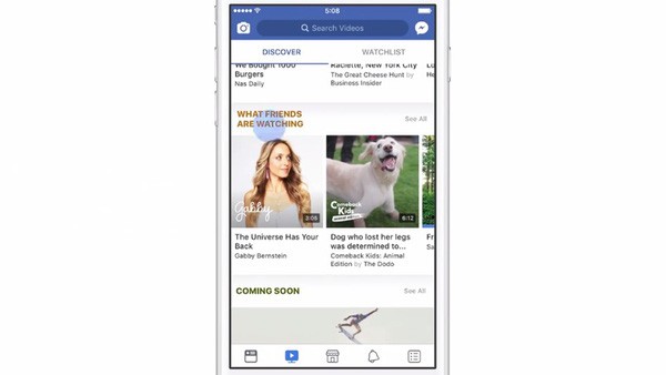 Facebook chính thức giới thiệu nền tảng video Watch tại Mỹ, chia 55% doanh thu quảng cáo cho người tạo nội dung, tuyên chiến với YouTube