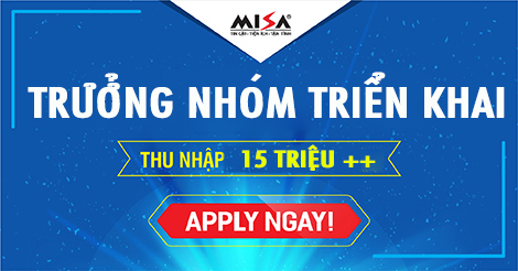 Tuyển dụng Trưởng nhóm triển khai