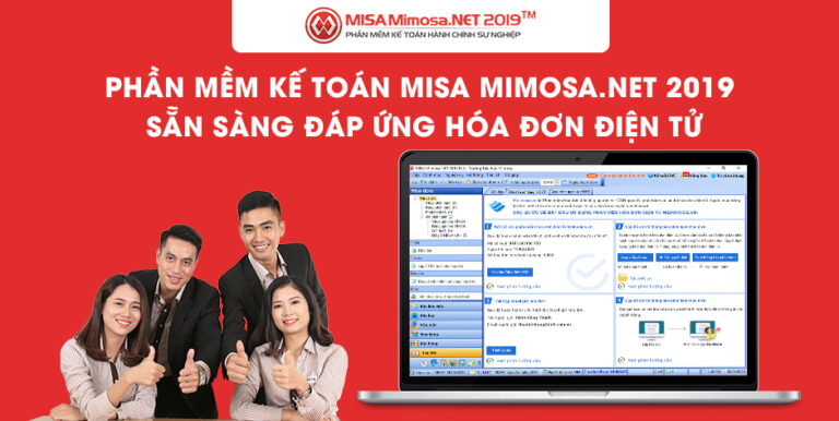 Phần mềm kế toán MISA Mimosa.NET 2019 đã sẵn sàng đáp ứng Hóa đơn điện tử