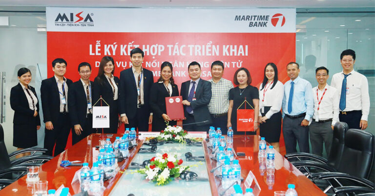 Ký kết hợp tác với Maritime Bank – MISA chính thức triển khai Dịch vụ Kết nối ngân hàng điện tử