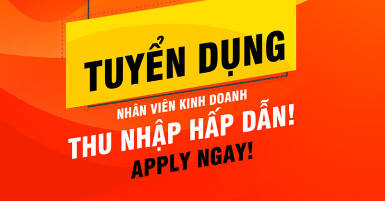 Tuyển dụng Nhân viên kinh doanh hoá đơn điện tử