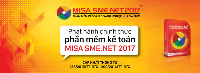 Chính thức phát hành phần mềm kế toán MISA SME.NET 2017 cập nhật Thông tư 133/2016/TT-BTC